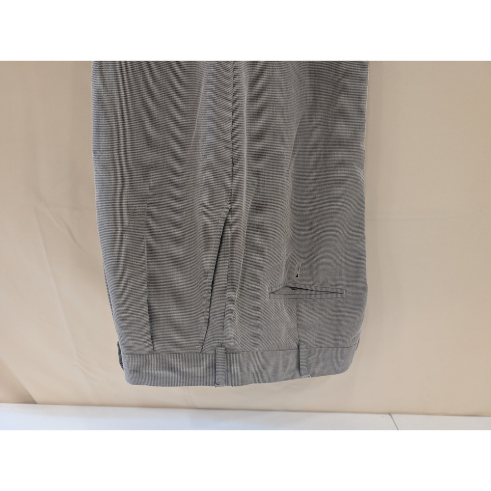 Ivy Crew Classics Mens Gray Dress Pants Pleated Cuffed 36x32 - Picture 3 of 5